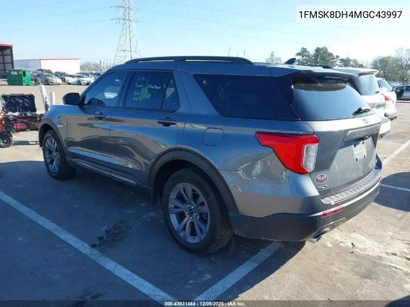 1FMSK8DH4MGC43997 2021 Ford Explorer Xlt