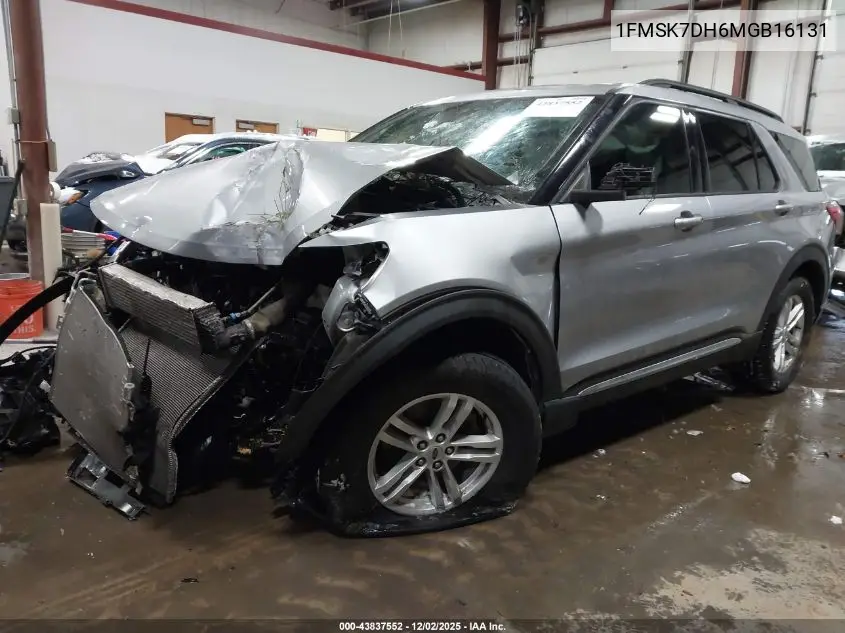 1FMSK7DH6MGB16131 2021 Ford Explorer Xlt