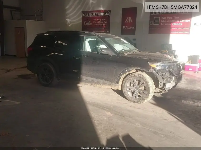 1FMSK7DH5MGA77824 2021 Ford Explorer Xlt