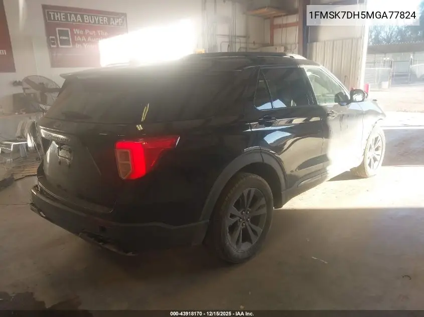 1FMSK7DH5MGA77824 2021 Ford Explorer Xlt