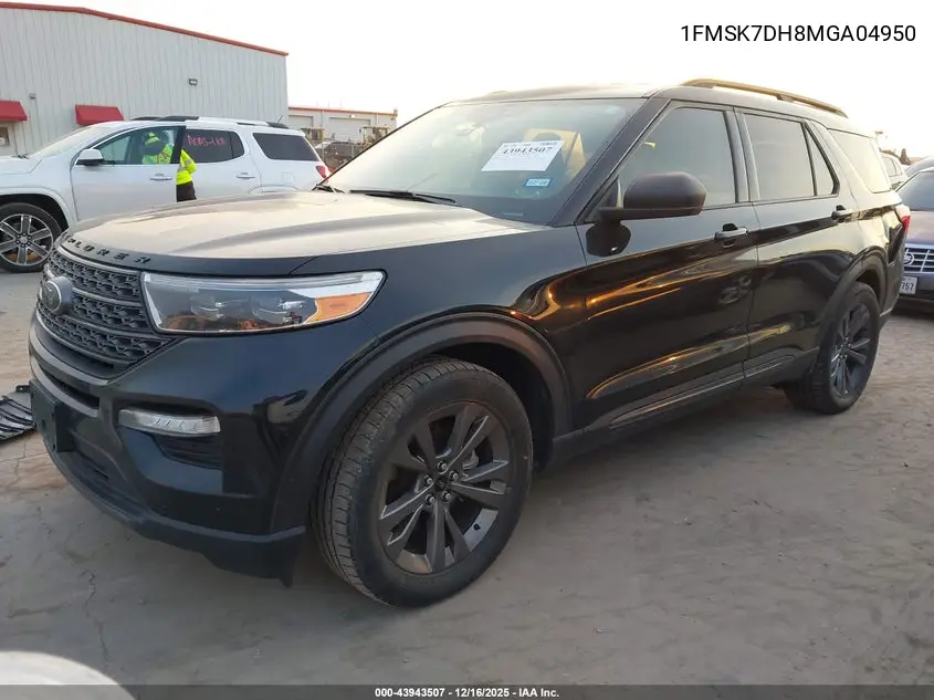 1FMSK7DH8MGA04950 2021 Ford Explorer Xlt