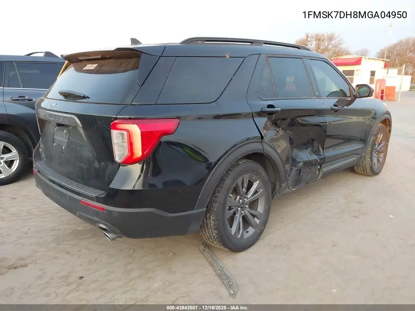 1FMSK7DH8MGA04950 2021 Ford Explorer Xlt
