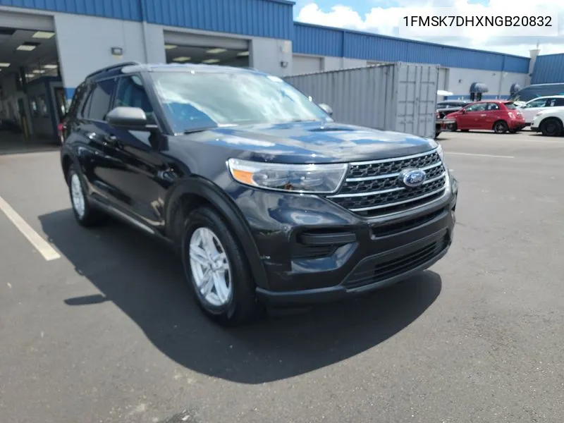 2022 Ford Explorer Xlt VIN: 1FMSK7DHXNGB20832 Lot: 40296311