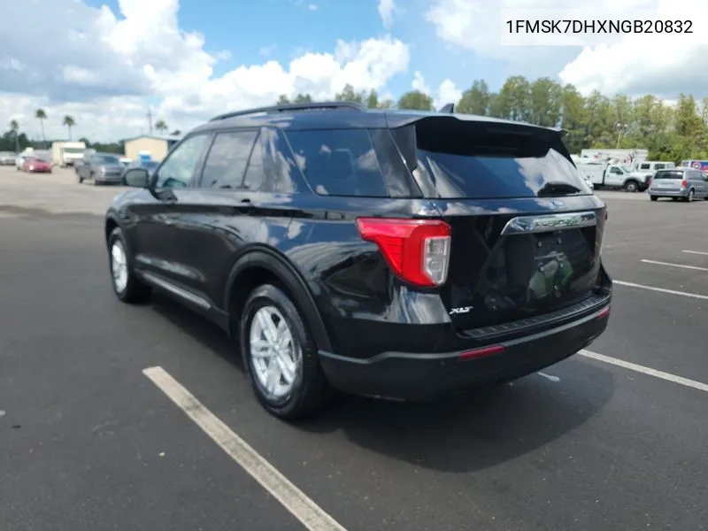 2022 Ford Explorer Xlt VIN: 1FMSK7DHXNGB20832 Lot: 40296311