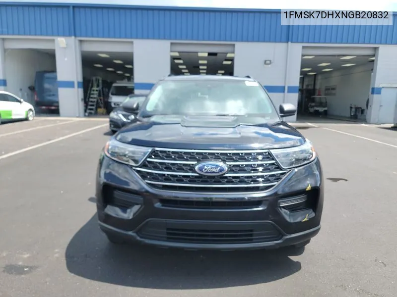 2022 Ford Explorer Xlt VIN: 1FMSK7DHXNGB20832 Lot: 40296311