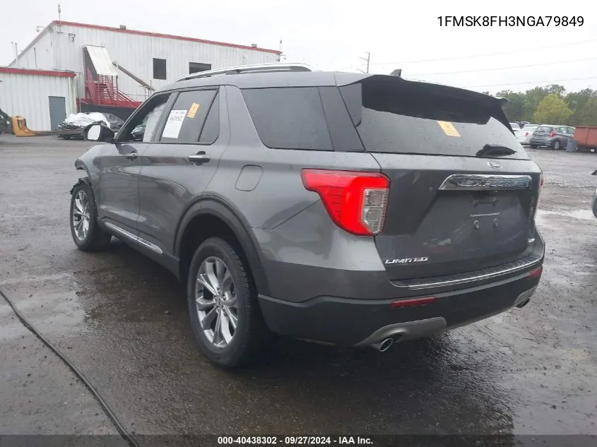 1FMSK8FH3NGA79849 2022 Ford Explorer Limited