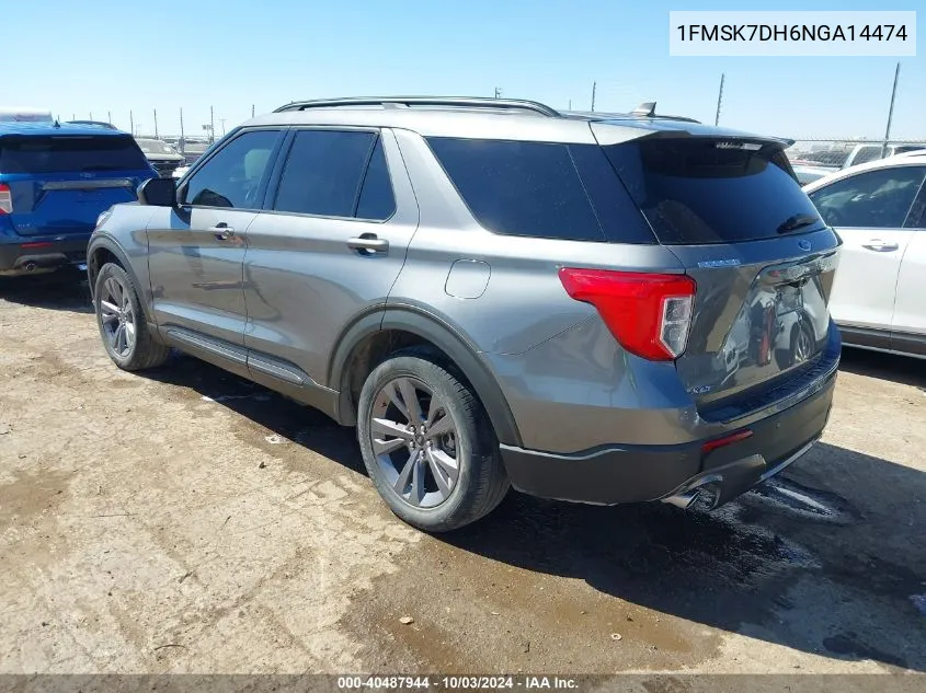 1FMSK7DH6NGA14474 2022 Ford Explorer Xlt