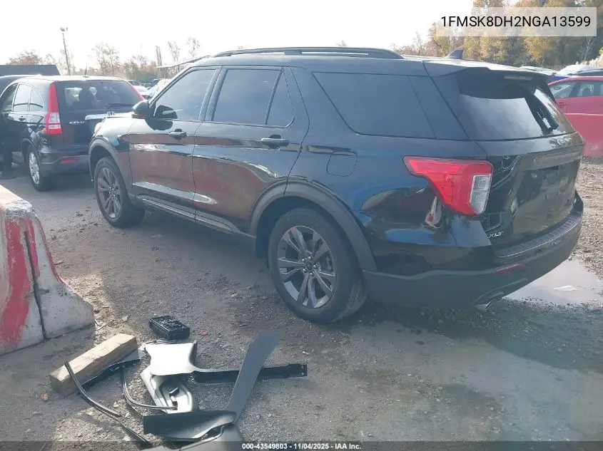 1FMSK8DH2NGA13599 2022 Ford Explorer Xlt