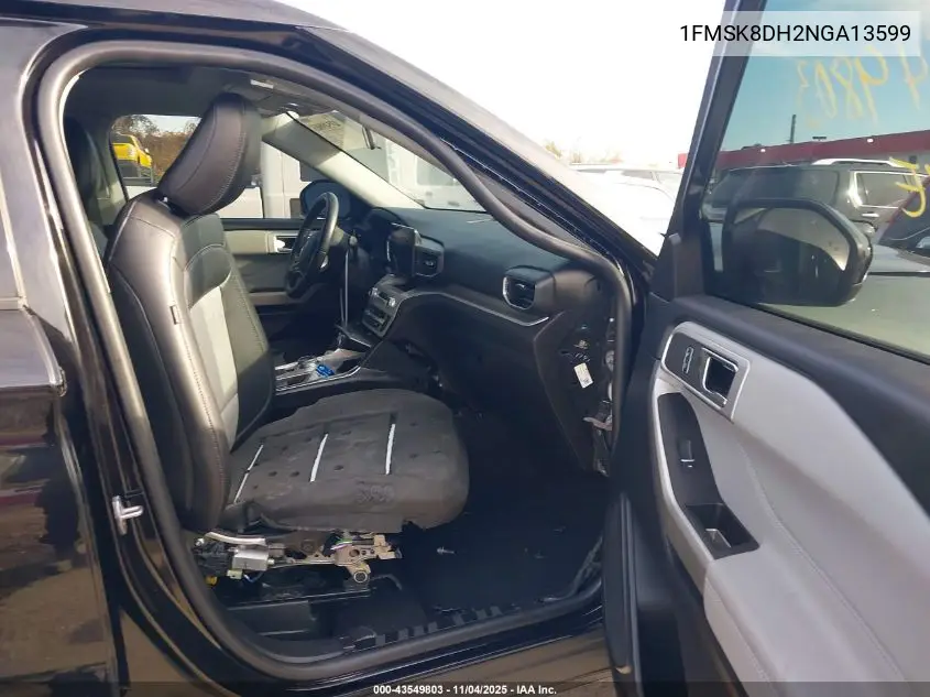 1FMSK8DH2NGA13599 2022 Ford Explorer Xlt