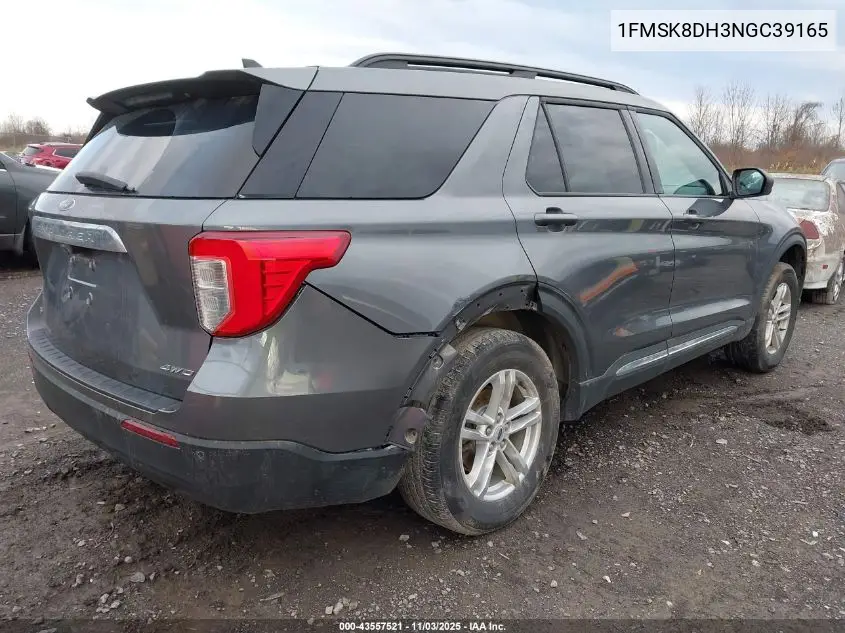 1FMSK8DH3NGC39165 2022 Ford Explorer Xlt
