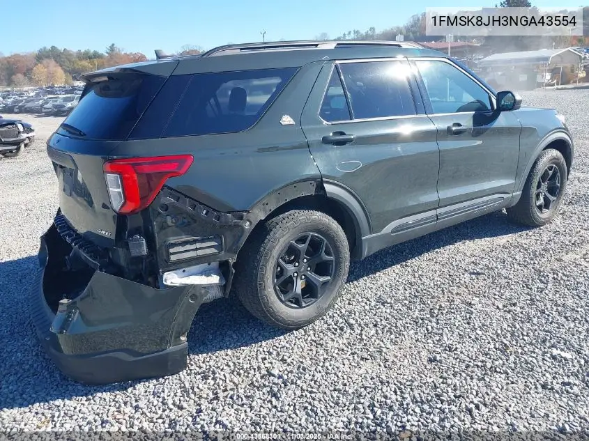 1FMSK8JH3NGA43554 2022 Ford Explorer Timberline