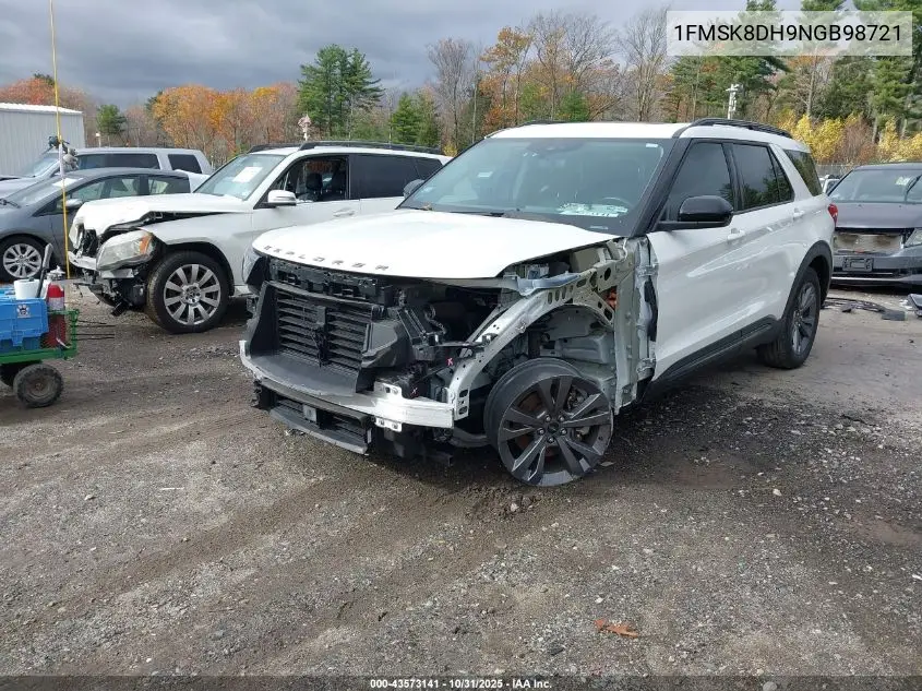 1FMSK8DH9NGB98721 2022 Ford Explorer Xlt