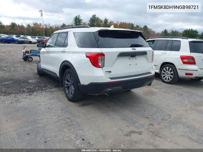 1FMSK8DH9NGB98721 2022 Ford Explorer Xlt