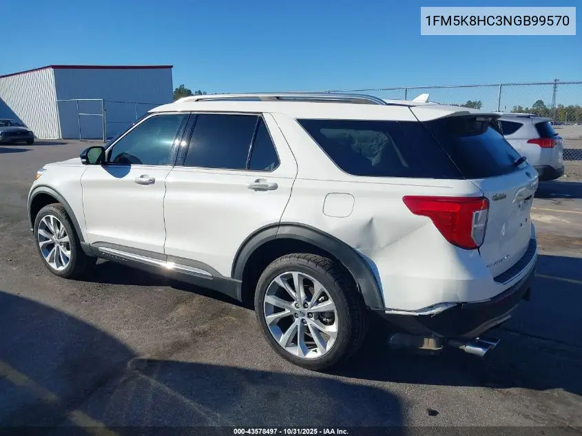 1FM5K8HC3NGB99570 2022 Ford Explorer Platinum