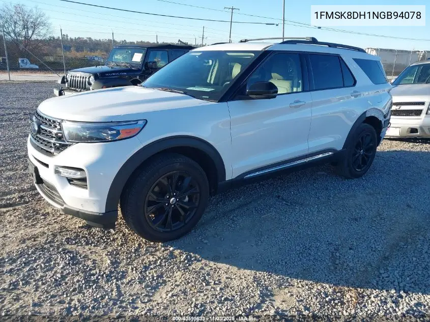 1FMSK8DH1NGB94078 2022 Ford Explorer Xlt