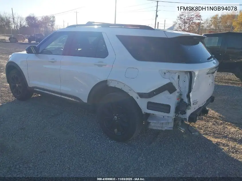 1FMSK8DH1NGB94078 2022 Ford Explorer Xlt
