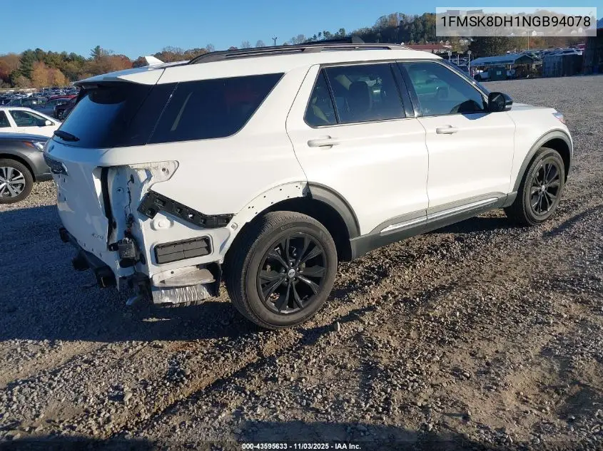 1FMSK8DH1NGB94078 2022 Ford Explorer Xlt