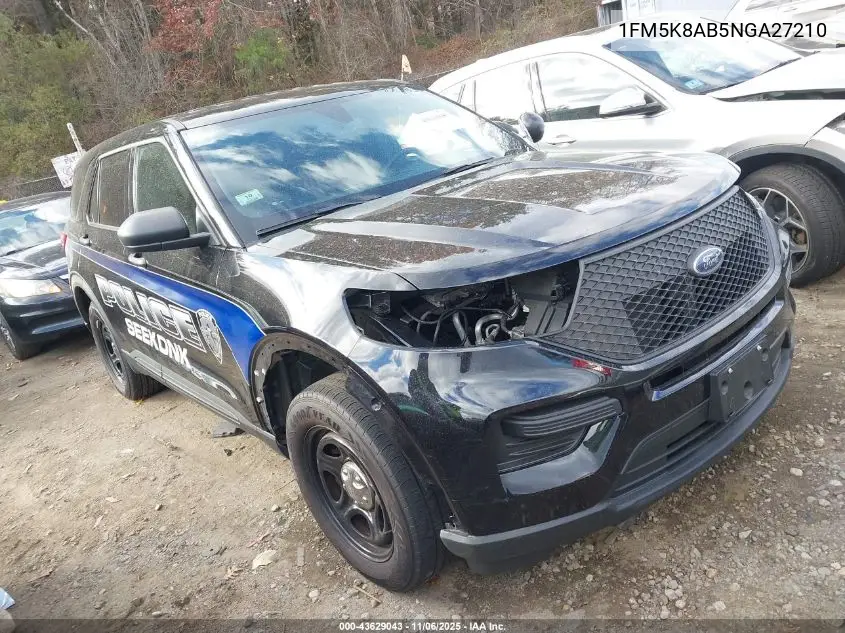 1FM5K8AB0NGA27210 2022 Ford Police Interceptor Utility