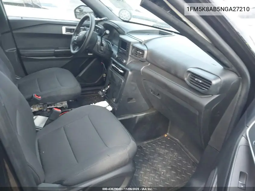 1FM5K8AB0NGA27210 2022 Ford Police Interceptor Utility