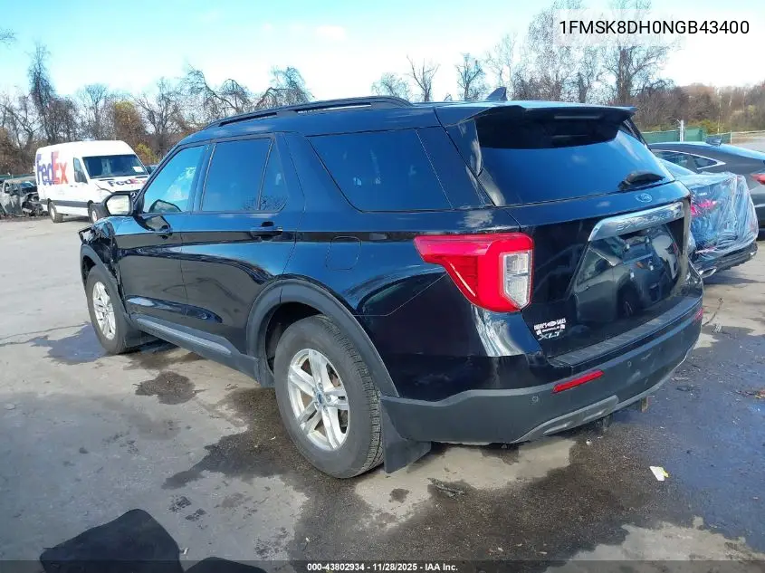 1FMSK8DH0NGB43400 2022 Ford Explorer Xlt