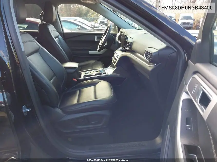 1FMSK8DH0NGB43400 2022 Ford Explorer Xlt
