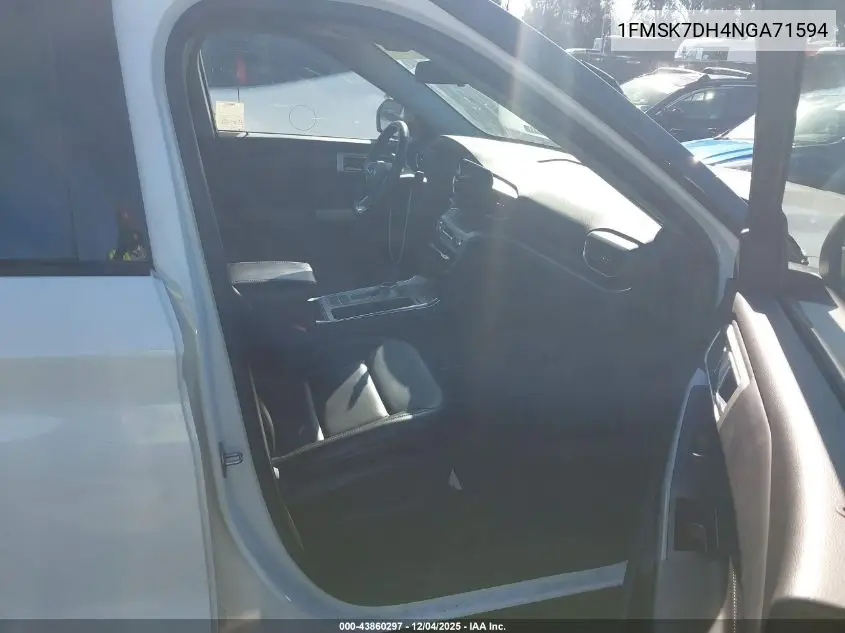 1FMSK7DH4NGA71594 2022 Ford Explorer Xlt