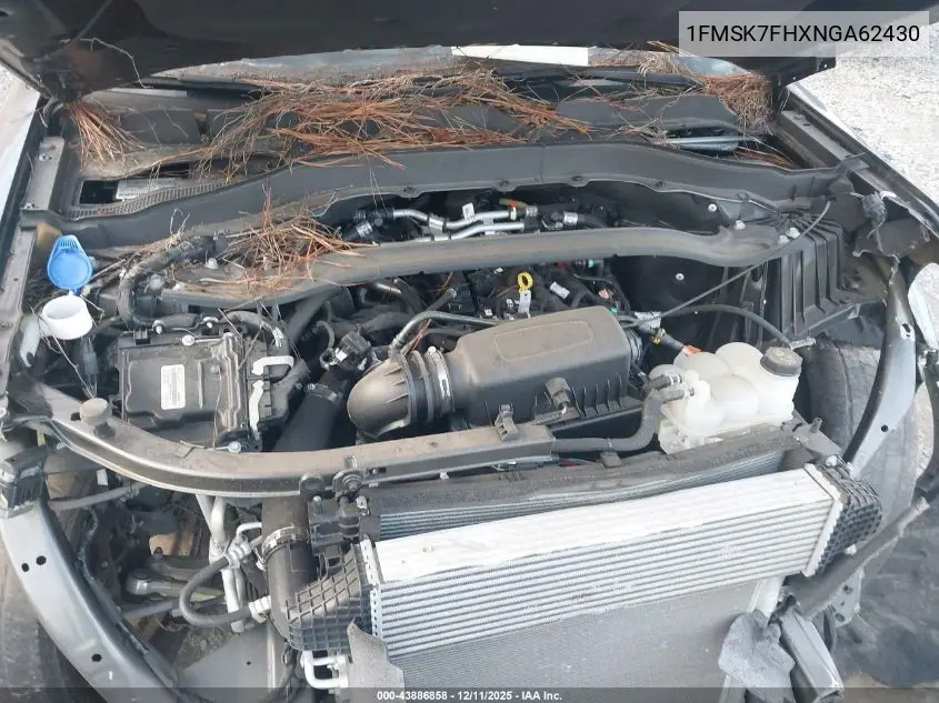 1FMSK7FHXNGA62430 2022 Ford Explorer Limited
