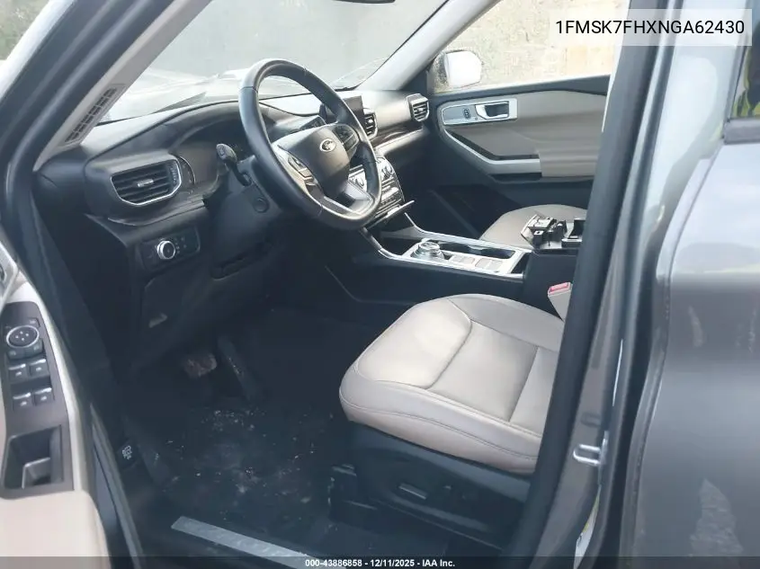 1FMSK7FHXNGA62430 2022 Ford Explorer Limited
