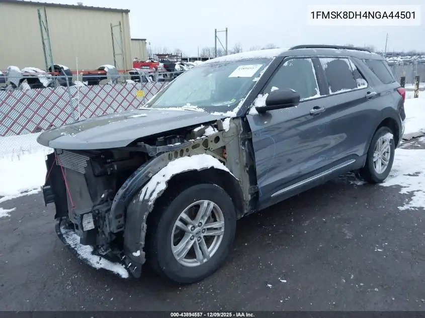 1FMSK8DH4NGA44501 2022 Ford Explorer Xlt