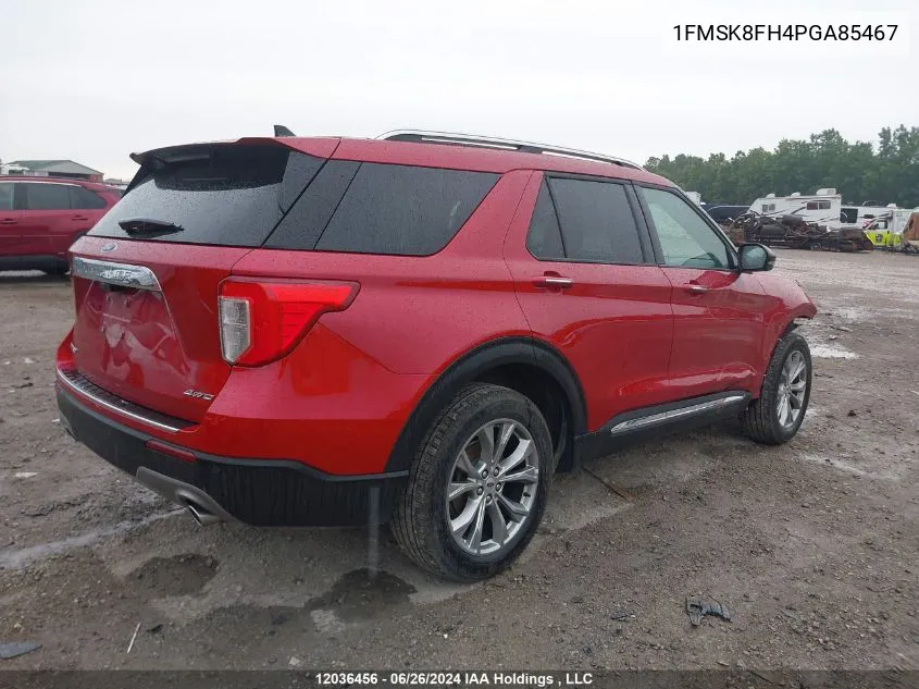 1FMSK8FH4PGA85467 2023 Ford Explorer Limited