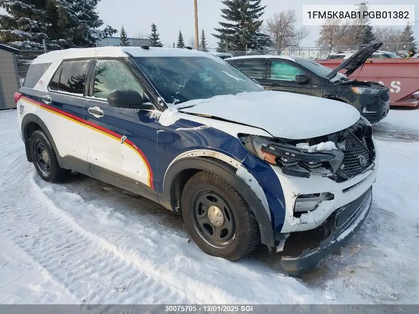 1FM5K8AB1PGB01382 2023 Ford Explorer Police Interceptor