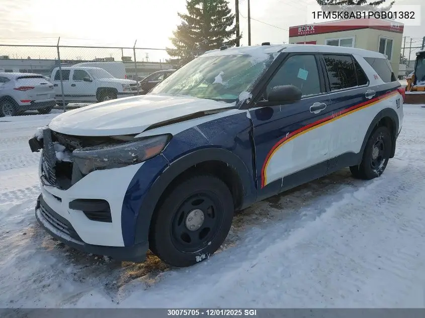 1FM5K8AB1PGB01382 2023 Ford Explorer Police Interceptor