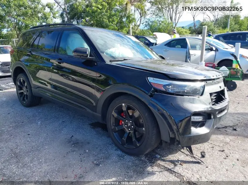 1FM5K8GC9PGB32265 2023 Ford Explorer St