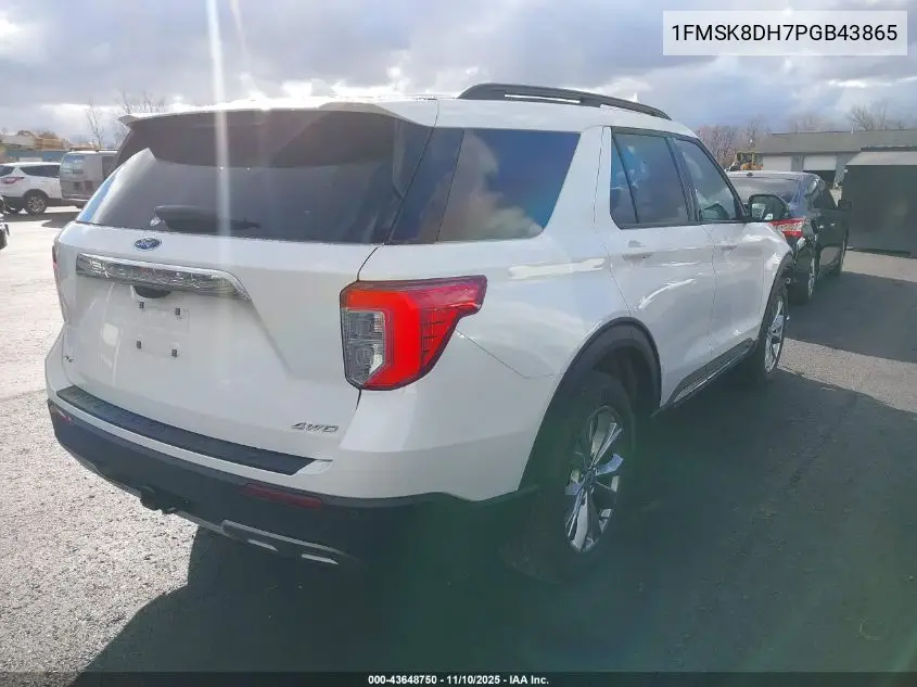 1FMSK8DH7PGB43865 2023 Ford Explorer Xlt