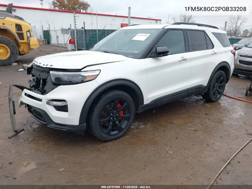 1FM5K8GC2PGB33208 2023 Ford Explorer St