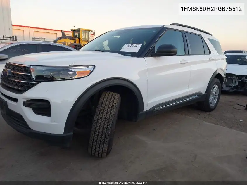 1FMSK8DH2PGB75512 2023 Ford Explorer Xlt