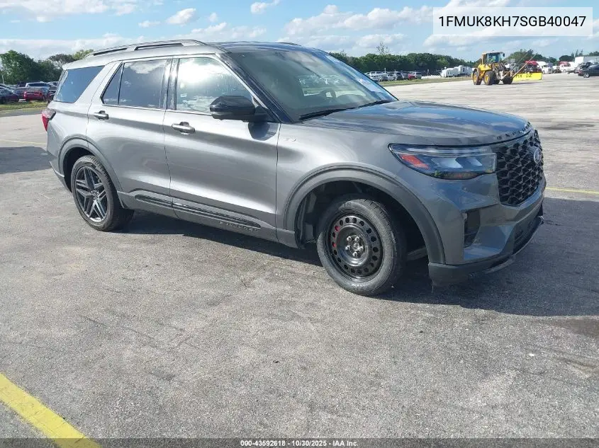 1FMUK8KH7SGB40047 2025 Ford Explorer St-Line