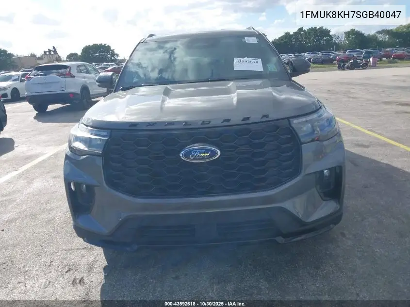 1FMUK8KH7SGB40047 2025 Ford Explorer St-Line