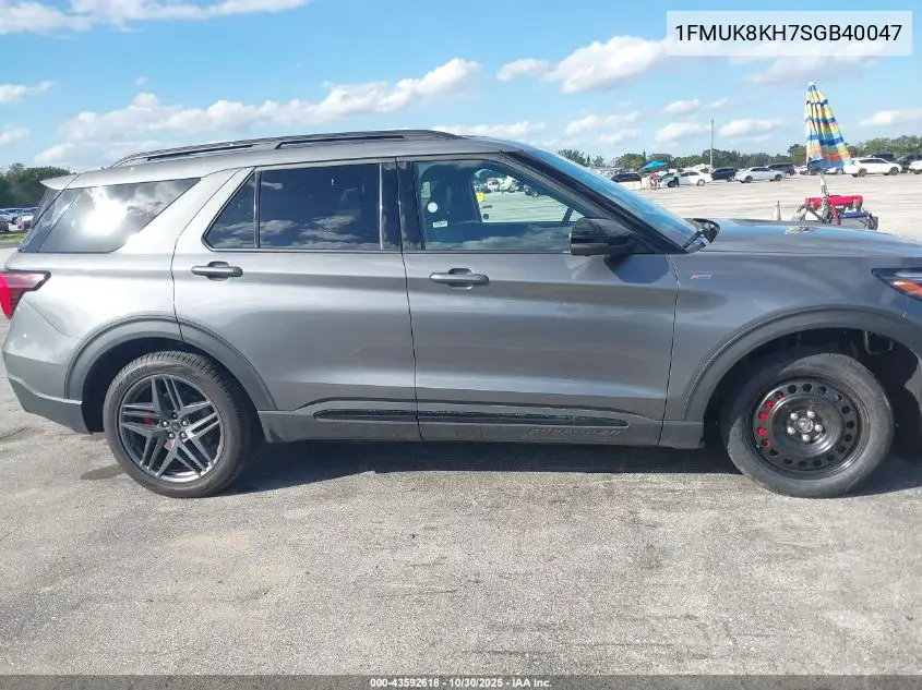 1FMUK8KH7SGB40047 2025 Ford Explorer St-Line