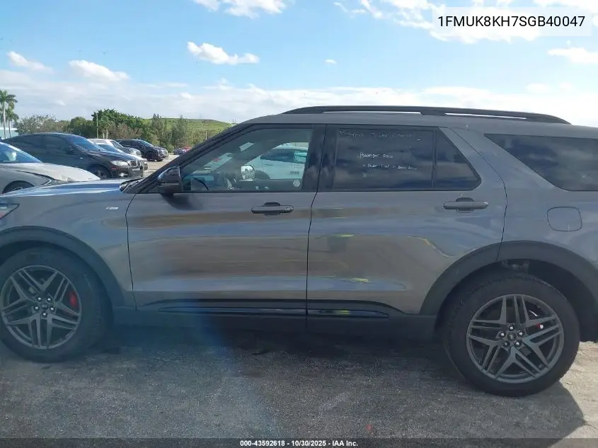 1FMUK8KH7SGB40047 2025 Ford Explorer St-Line