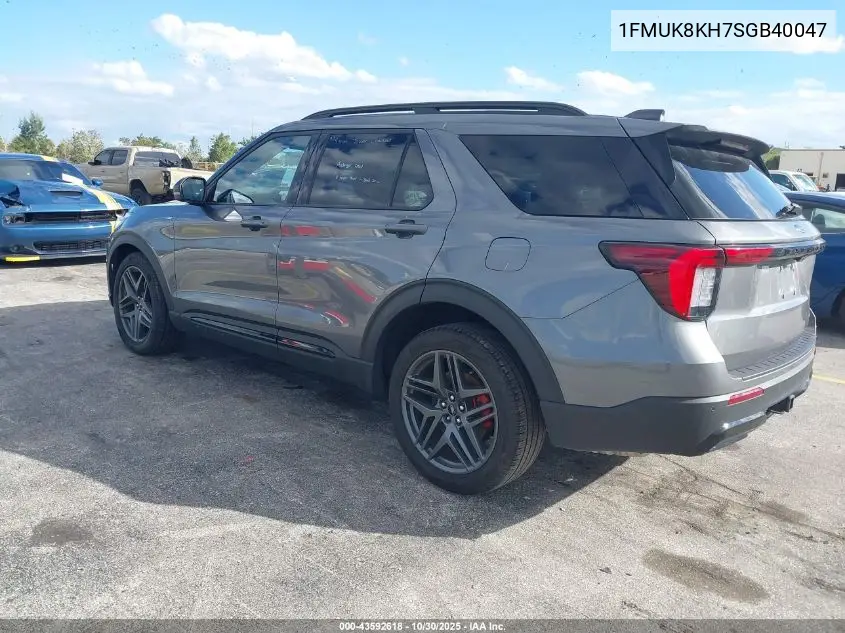 1FMUK8KH7SGB40047 2025 Ford Explorer St-Line