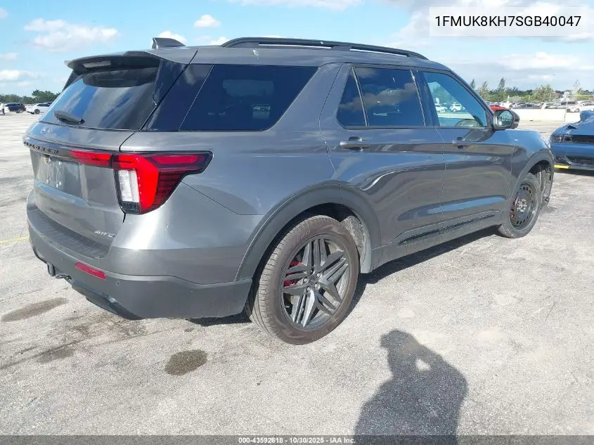 1FMUK8KH7SGB40047 2025 Ford Explorer St-Line
