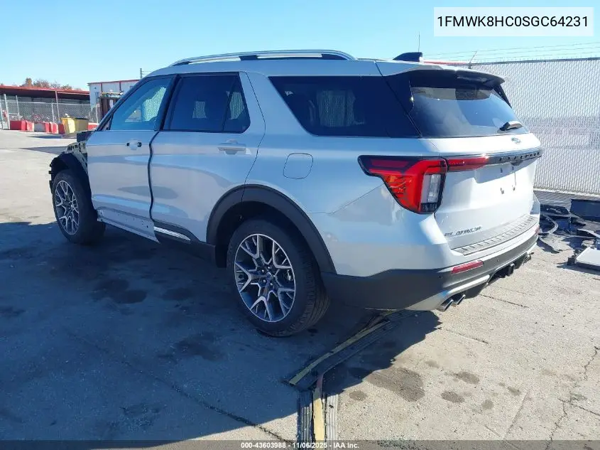1FMWK8HC0SGC64231 2025 Ford Explorer Platinum