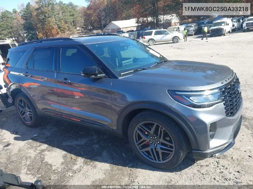 1FMWK8GC2SGA33218 2025 Ford Explorer St