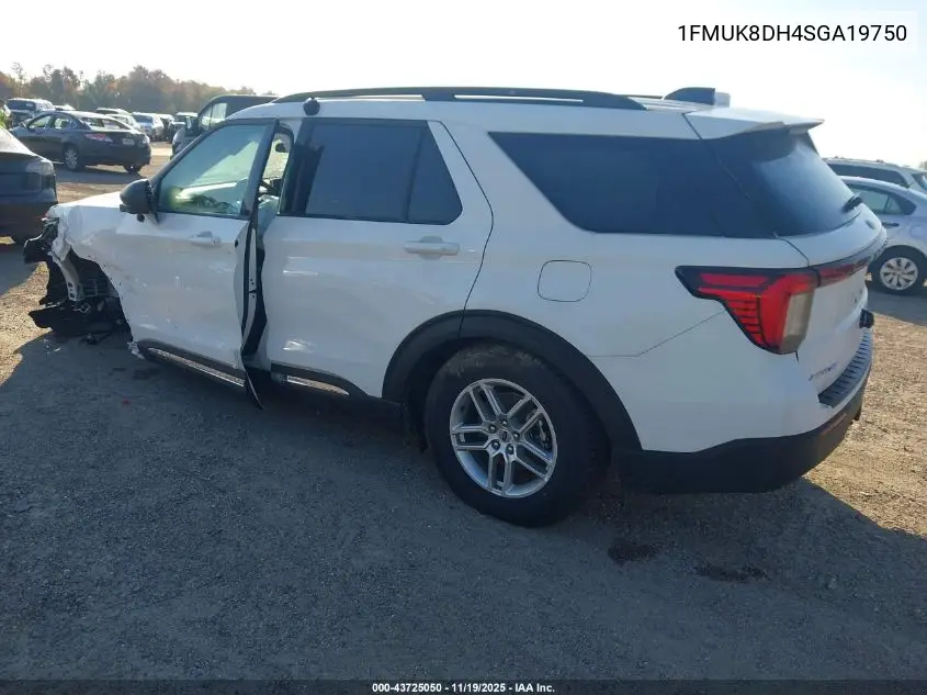 1FMUK8DH4SGA19750 2025 Ford Explorer Active