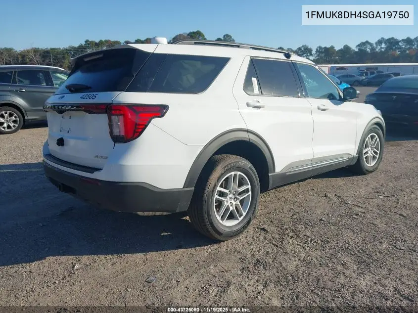 1FMUK8DH4SGA19750 2025 Ford Explorer Active