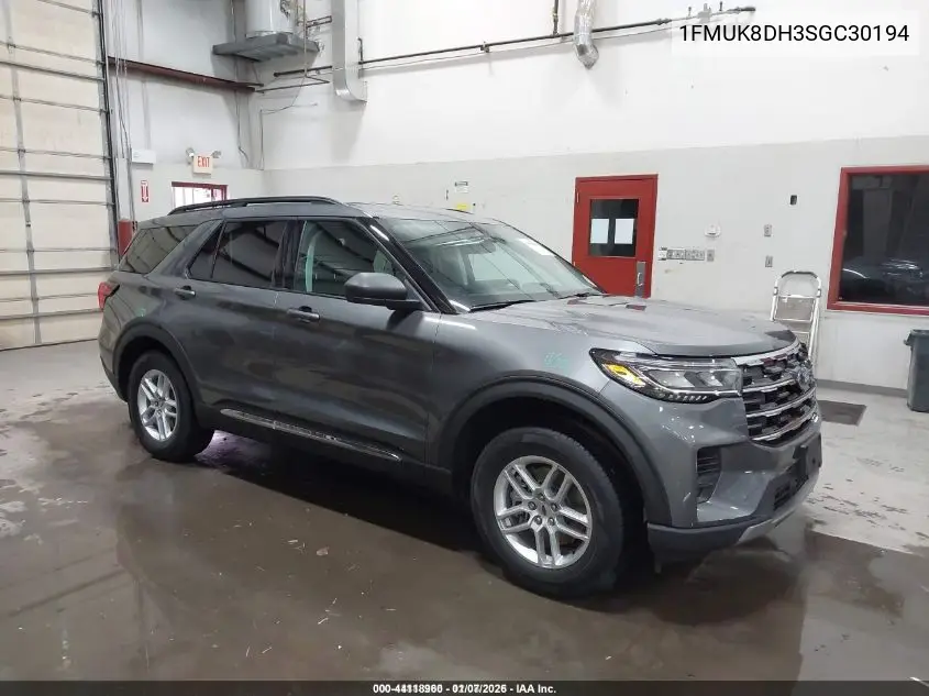 1FMUK8DH3SGC30194 2025 Ford Explorer Active