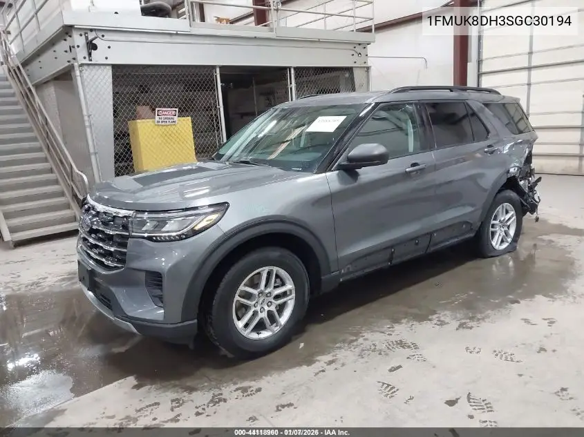 1FMUK8DH3SGC30194 2025 Ford Explorer Active
