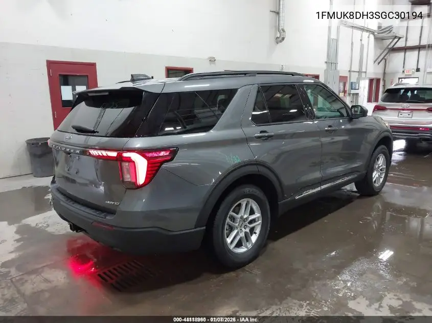 1FMUK8DH3SGC30194 2025 Ford Explorer Active