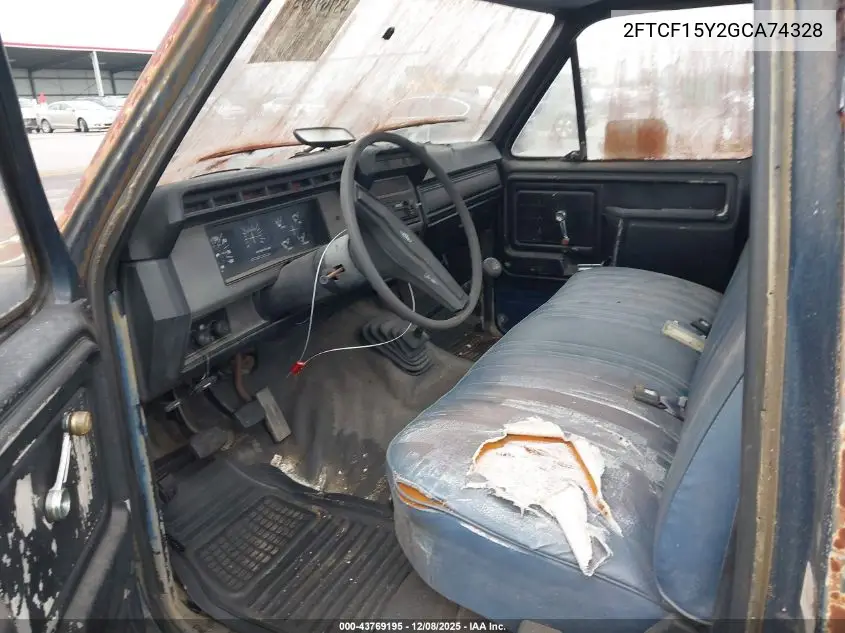 2FTCF15Y2GCA74328 1986 Ford F150